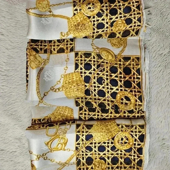 Christian Dior Silk Shawl Scarf - Picture 13 of 16